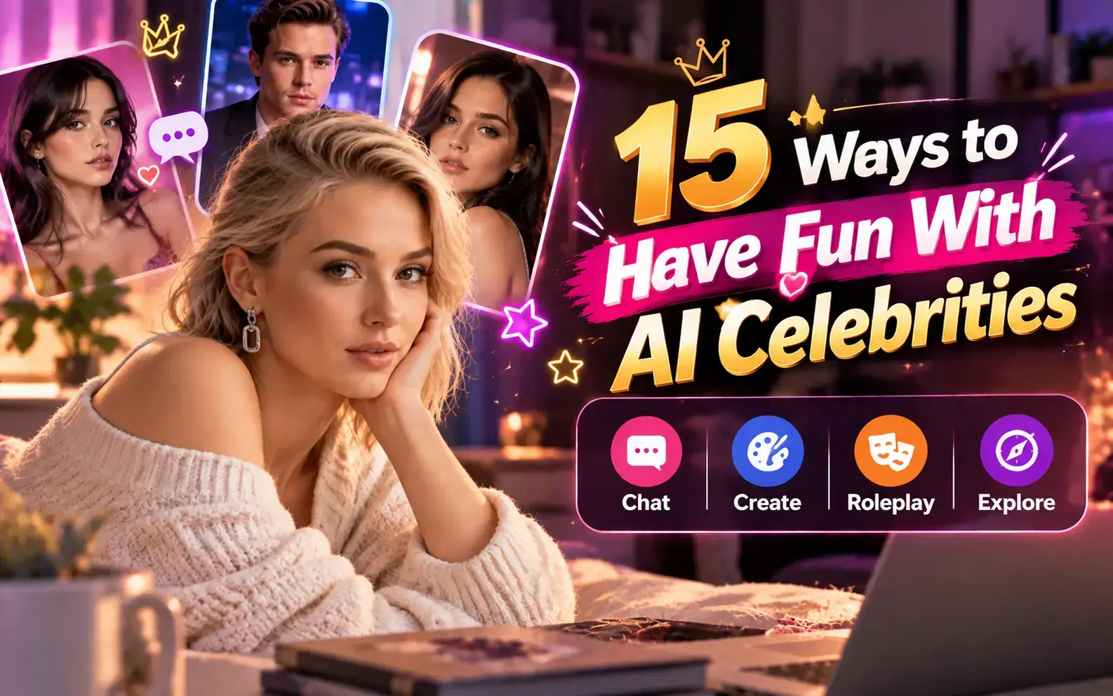Celebrity AI Chat: 15 Fun Things You Can Actually Do With an AI Celebrity